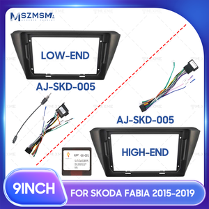 Maisimei 9 polegada Quadro Estéreo Rádio Do Carro para <span class=keywords><strong>Skoda</strong></span> <span class=keywords><strong>FABIA</strong></span> 2015-2019 Android 2DIN Head Unit Painel de Modificação Acessório - Product Image 2
