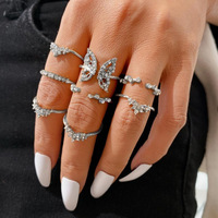 Bague personnalisée Mylove Chic en laiton plaqué or 18 carats avec CZ et opale, motif croissant de lune, pour femme, collection Starlight Beach Bonfires