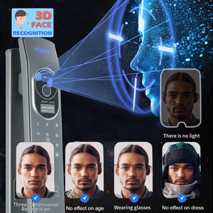 Bán buôn tự động nhận dạng khuôn mặt thời gian thực Video intercom tuya App Wifi ngoài trời cổng kỹ thuật số Keyless thông minh khóa cửa - Product Image 2