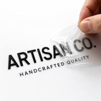 Autocollants de transfert UV personnalisés, pelables, avec logo, imperméables, étiquettes 3D en cristal pour verre, métal, bois, céramique