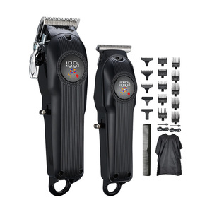 Kit de Aseo Profesional Inalámbrico: Recortadora de Pelo para Barbero, Máquina de Corte Eléctrica Profesional de Precisión 0mm Zero Gapped para Detalles y Acabados - Product Image 2
