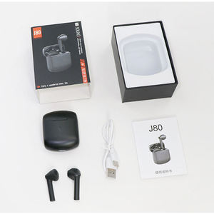 การออกแบบใหม่ล่าสุดเพรียวลมมินิการสร้างแบบจำลองบลูทูธ5.0หัวชุดโลโก้ที่กำหนดเองไร้สาย TWS หูฟัง - Product Image 3