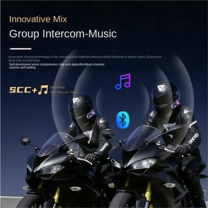 Molidi X3 tích hợp xe máy Mũ bảo hiểm không thấm nước cho tai nghe <span class=keywords><strong>Bluetooth</strong></span> LED chỉ báo pin JL Takeaway Tai nghe xe máy - Product Image 2