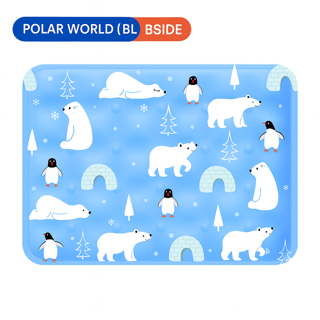 Bleu du monde polaire