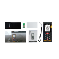 Télémètre laser numérique industriel VA-T40, portée 40 m, mesure de surface et de volume, théorème de Pythagore, niveau à bulle, IP54, rétroéclairé