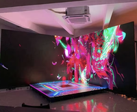 Mur vidéo LED modulaire pour stand d'exposition, taille personnalisée, écran d'affichage portable