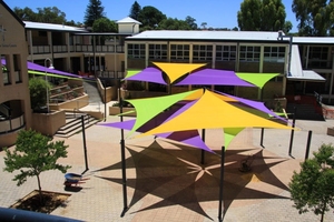 Waterproof Anti-Corrosion HDPE PVC Fabric Custom-Shape Backyard Garden SunShade <b>Sail</b> - Product Image 4