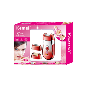 <span class=keywords><strong>Tondeuse</strong></span> électrique <span class=keywords><strong>intime</strong></span> pour <span class=keywords><strong>femme</strong></span> KEMEI Km-908A, ensemble 3-en-1, 32 groupes de lames en acier inoxydable, épilateur, rasoir IPX5, fabricant - Product Image 6