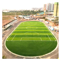 JS Ausrüstung Kunst gras Fußball teppich Boden 50mm Kunstrasen für Fußball Rasen im Freien