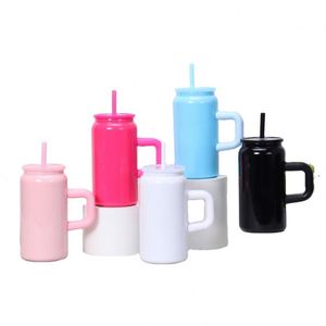 Wholesale <b>Custom</b> 16Oz 304 Stainless Steel Vacuum Insulated Travel Car Ice Master Mason Jar Tumbler Mug <b>Cup</b> With Straw Handle - Product Image 1
