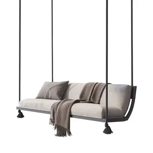 Glider Swing Ban Công Trong Nhà Giỏ Nhà Dệt Ngoài Trời Nacelle Ghế Swing Đơn Đôi Chlorophytum Phòng Khách Swing