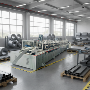 VODLEY C Type PLC High-Accuracy Photovoltaic Support Cold Roll Forming Machine Solar <b>Bracket</b> Production Line Steel Tile - Product Image 1