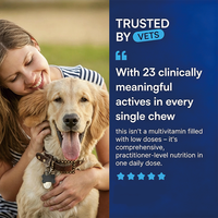 OEM Advanced 23-en-1 Friandises multivitaminées pour chiens Force Avancée Soutien Complet du Corps Articulations Intestins Peau Cœur Cerveau Immunité Foie de Porc