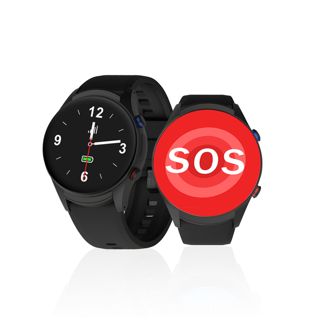 Fitness 4G GPS Smart Watch VL08P Elderly Care SOS Sleep Tracker Activity Tracker TFT TPU IP68 Waterproof Dual SIM Compatible