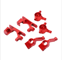 Paire de rotules de direction en aluminium usinées CNC avec trous de montage pour camion RC, buggy, course tout-terrain, pièce de quincaillerie de mise à niveau