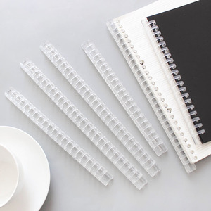 Diy A4 A5 B5 20 26 30 Anel Papelaria De Plástico Snap Folha Solta Filler Calendário <span class=keywords><strong>Notebook</strong></span> Diário Book Binder Ring Clip - Product Image 2