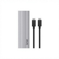 Lexar E6 Aluminium NVMe M.2 Portable SSD Enclosure Case Type-C USB3.2 Gen 2 Hard Drive Eksternal 10Gbps untuk Kotak Disk SSD M.2