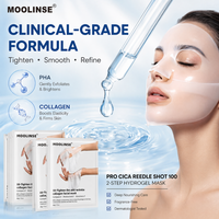 Masque Facial au Collagène Compressé Hydratant & Réhydratant (Pack de 5) pour Tous Types de Peau