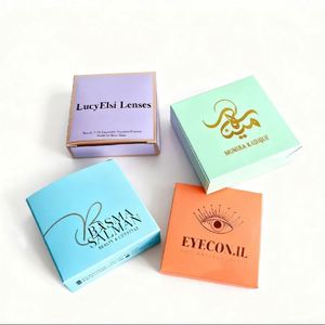 Customizable Eco-Friendly Handmade Recyclable Reusable Portable Cosmetic Packaging Boxes False Eyelashes Matt Lamination - Product Image 1