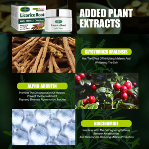 Crème pour le visage Aichun Beauty Anti-taches de rousseur, éclaircissante, à la racine de réglisse, hydratante, éliminant les taches brunes - Product Image 5