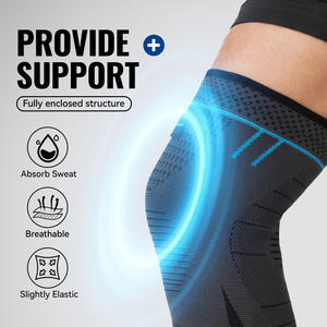 Genouillères de sport réglables WRELS en gros pour la protection des genoux – Légères, respirantes, pour l'entraînement et le sport - Product Image 2