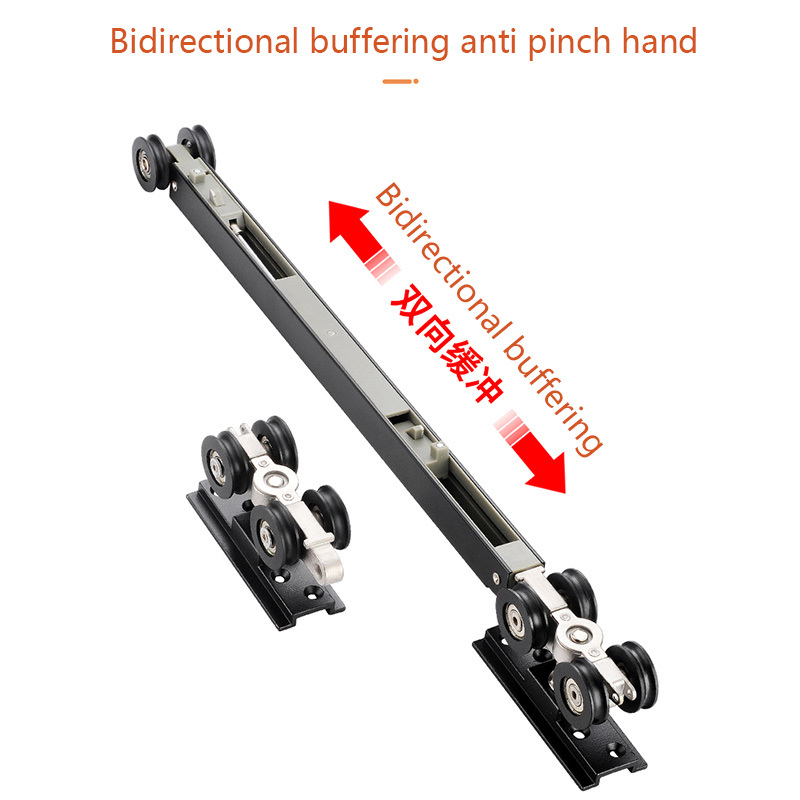 Slideback Sliding Door Closer – Self-Closing Patio Door With Quiet Pneumatic Damping, Adjustable Speed For 2.5-4.2 Ft Doors