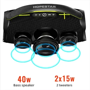 HOPESTAR A40 80W Enceinte portable sans fil avec caisson de basses pour extérieur - Product Image 2