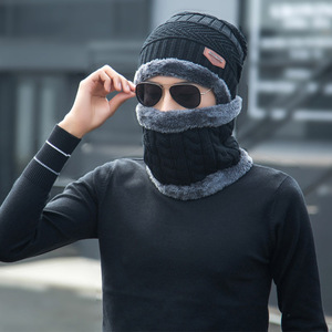 Ski Cap With Neck Protector Fleece Lined Windproof Warm Winter Hat For Outdoor Adult - Product Image 3