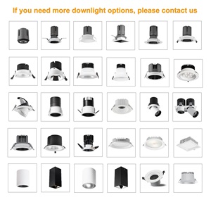 ไฟดาวน์ไลท์อัจฉริยะแบบฝัง 9W-50W IP44 รองรับ Tuya Wifi COB สำหรับโรงแรม โคมไฟติดผนังอะลูมิเนียม สำหรับไฟเพดานแบบฝัง - Product Image 6