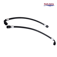 Tuyau PTFE E85 en acier inoxydable Haofa personnalisé AN6 3/8, AN8 1/2, AN10 5/8 avec revêtement PU et raccords PTFE sertis