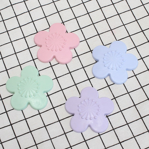 Door Stop Flower Shape Rubber Wall Mount Door Handle Protector For Home Office - Product Image 2