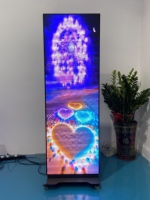 Écran d'affichage numérique pliable LED double face pour affiches avant et arrière