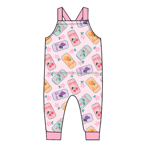 Pantalones Cortos sin Mangas con Lazos para Niñas Pequeñas, Mono Casual de Seda de Leche para Niños y Niñas, de una Pieza con Estampado a Cuadros y Volantes, Pelele para Bebé - Product Image 6