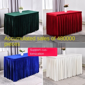 <span class=keywords><strong>Handmade</strong></span> Vàng Nhung Hình Chữ Nhật Bảng Vải Cho Văn Phòng Khách Sạn Đơn Giản Hiện Đại Triển Lãm Bảng Bìa Dài Hoạt Động Bảng Váy - Product Image 4