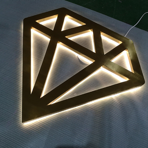 Custom 3D Retroilluminazione Della Parete In Metallo Scolpito Canale <span class=keywords><strong>Alfabeto</strong></span> Lettera Segno <span class=keywords><strong>Con</strong></span> Spazzolato Argento Viso - Product Image 3