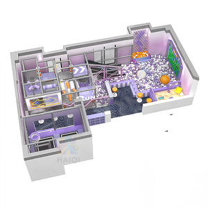 Parco giochi al coperto per giovani di alta qualità con un piccolo parco giochi al coperto per bambini con uno scivolo per bambini per un centro giovanile comunitario - Product Image 2