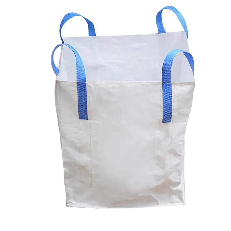 जंबो बड़ा बैग यू पैनल फ्लैट नीचे Polypropylene1000kgs 850Kgs टन रसायन तांबा अयस्क के लिए पीपी बैग आकार Fibc बिग बैग भंडारण
