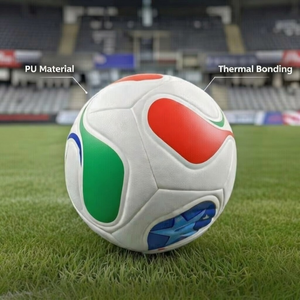 Ballon de football de style Coupe du Monde 2026 pour intérieur/extérieur, ballon de <span class=keywords><strong>futsal</strong></span> à faible rebond, taille 5 pour l'entraînement et les matchs - Product Image 3