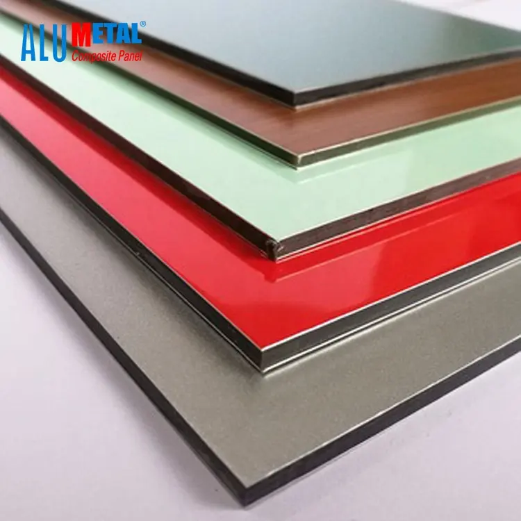 3Mm 4Mm PVDF Nhôm Composite Panel Đối Với Tấm Ốp Tường Bên Ngoài Ban ACM