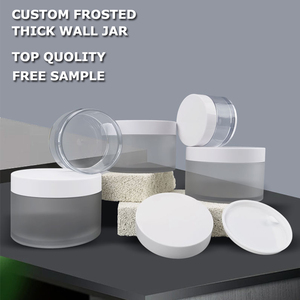 Pet 10g 30g 50g 100g 150g 200g 250g miệng rộng dày tường mờ mắt Mặt Kem cơ thể mỹ phẩm container nhựa <span class=keywords><strong>Jar</strong></span> bao bì - Product Image 1