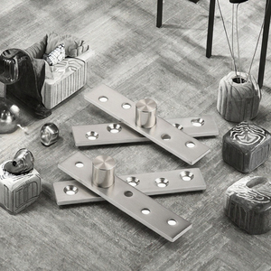 Charnière de porte pivotante <span class=keywords><strong>à</strong></span> axe vertical au design moderne pour portes en bois, joints de porte pivotants invisibles (accessoires uniquement en vente) - Product Image 3