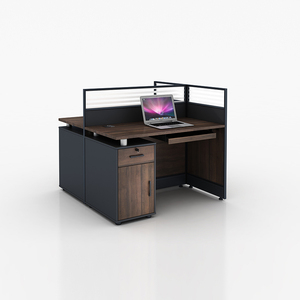 Đồ nội thất văn phòng mới bằng gỗ văn phòng bàn làm việc bàn cho không gian văn phòng đồ nội thất hiện đại - Product Image 2