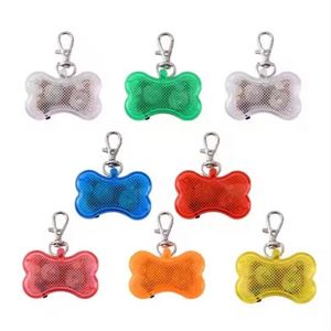 Custom Logo Led <b>Light</b> Pendant Bone Shape <b>Dog</b> Tag Pet Safety Night Walking <b>Lights</b> for <b>Dogs</b> - Product Image 3