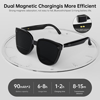 Gafas Inteligentes 4K con IA, Visión Asistida por Realidad Aumentada, Cámara Integrada, Control por Voz Manos Libres, para Trabajo Diario, Viajes y Actividades al Aire Libre