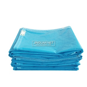 ตาข่ายนิรภัยโพลีเอสเตอร์เคลือบพีวีซีสีน้ำเงิน ตาข่ายพลาสติกสำหรับงานก่อสร้าง ป้องกันโครงสร้างและอาคาร - Product Image 4