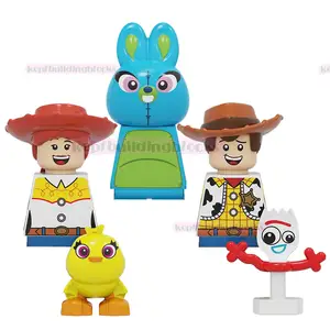 PG8270谢里夫·伍迪·杰西·达克·福基卡通抽水收藏系列玩具总动员积木人物塑料玩具砖