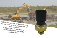 Capteur de pression 274-6717 à 3 broches pour moteurs Caterpillar C15 C18 C27 C32, excavatrices 345D 349D, remplacement robuste pour l'exploitation minière