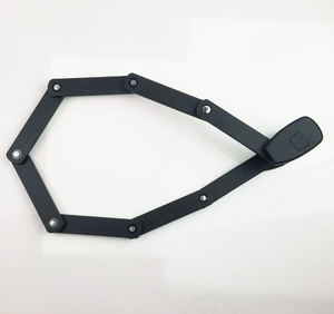 Antivol pliable en acier allié noir mat avec combinaison numérique pour vélo électrique - Product Image 5