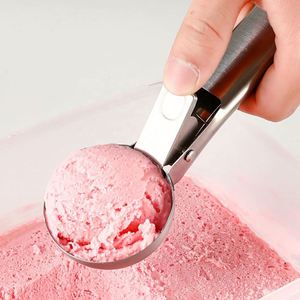 ที่ตักไอศกรีมสแตนเลสแบบมีโลโก้สั่งทำพิเศษ คุณภาพพรีเมียม พร้อมที่กด - Product Image 6