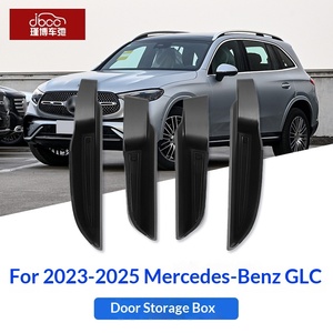 Lot de 4 organiseurs latéraux de <span class=keywords><strong>porte</strong></span> avant et arrière pour Mercedes GLC-Class 2023-2025, boîte de rangement de poignée de <span class=keywords><strong>porte</strong></span> style OEM - Product Image 2
